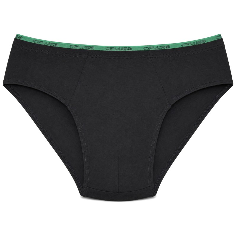 Premium Slipy męskie C+3 szare bawełna elastan
