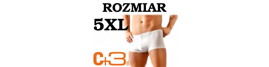 Bielizna męska Bokserki C+3 rozmiar XXXXXL (5XL)
